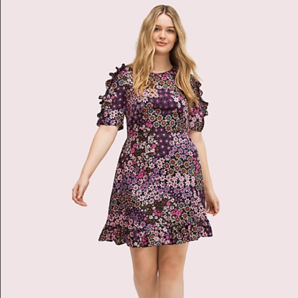 Kate Spade Pacific Petals Smock Dress